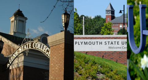 photos from each USNH institution's campus