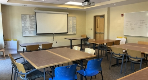 Haaland Hall 105 classroom