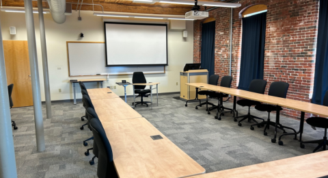 UNH Manchester 502 classroom