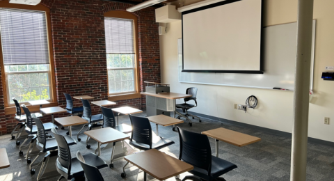 UNH Manchester 504 classroom