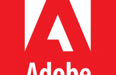A photo of Adobe logo