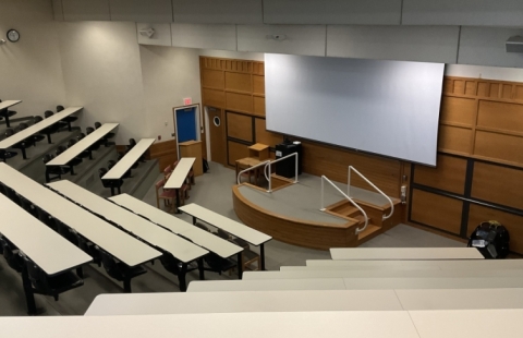 Cole Hall 219 auditorium