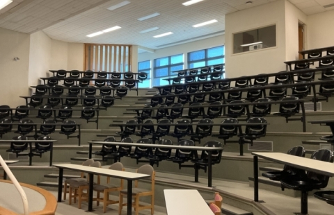 Cole Hall 219 auditorium seating