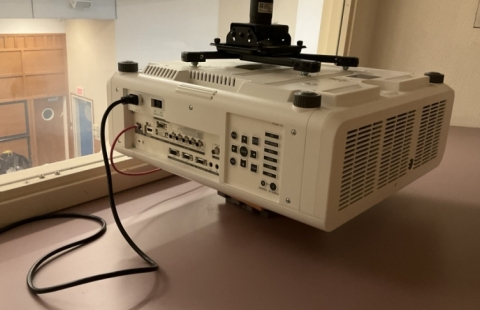 Cole Hall 219 auditorium equipment