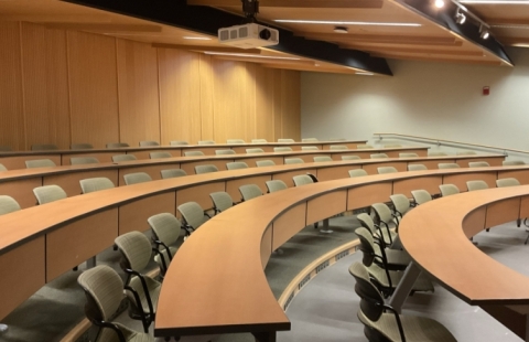 DeMeritt 240 lecture hall seating