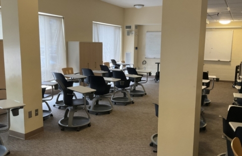 Haaland Hall 104 classroom