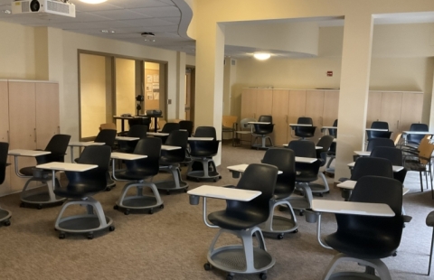 Haaland Hall 104 classroom