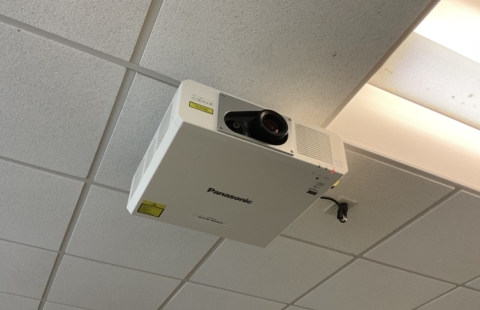 Horton 210 Lecture Hall equipment