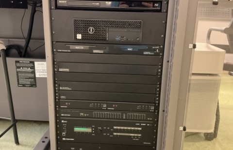 Horton 210 Lecture Hall equipment