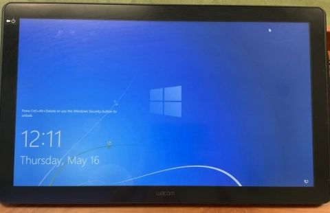 Horton 210 Lecture Hall monitor