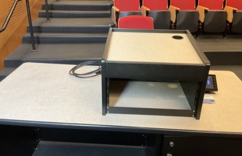 Kingsbury N101 auditorium podium