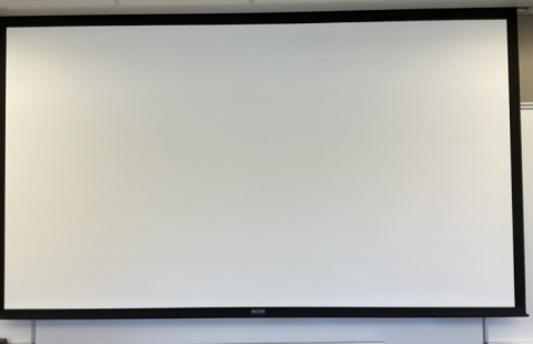McConnell 110 classroom screen