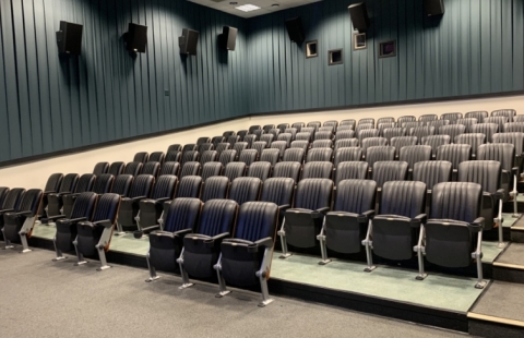 MUB Theatre 1 rows of seating