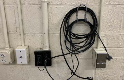 NH Hall G44 classroom hook ups