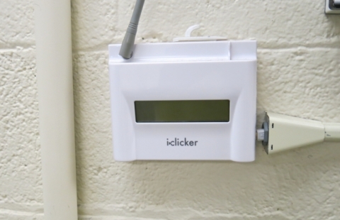 NH Hall G44 classroom iclicker receiver