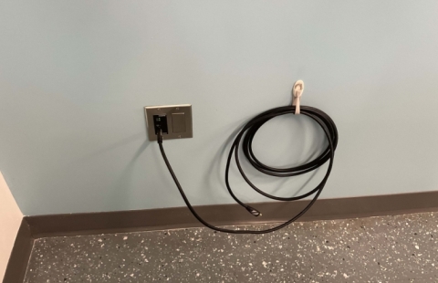 Spaulding Life Science lab room cable