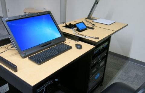 UNH Manchester 456 screening room equipment