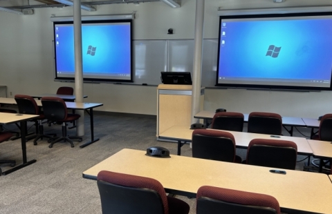 UNH Manchester 101 classroom