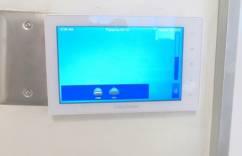 Parsons N116 classroom equipment