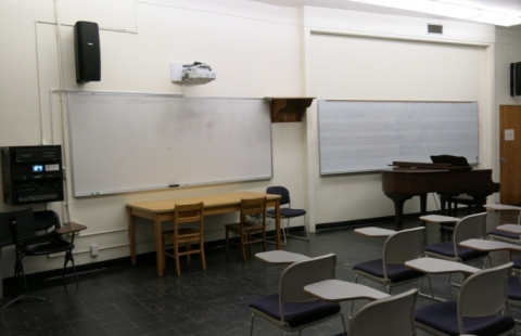 Paul Creative Arts Center (PCAC) M128 classroom