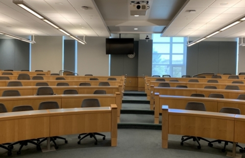PCBE 185 lecture hall equipment