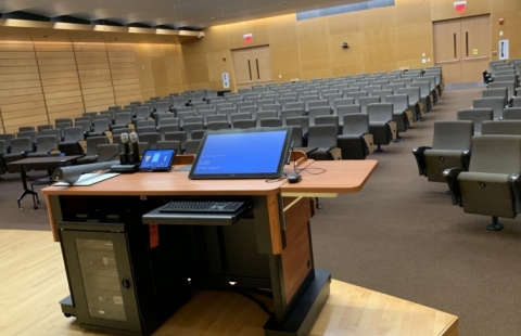 PCBE G75 auditorium podium