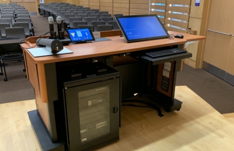 PCBE G75 auditorium podium