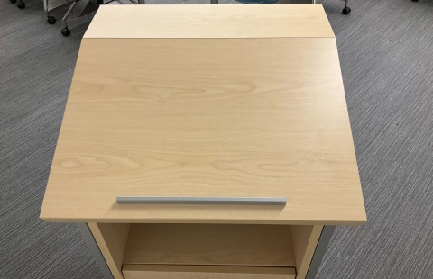 Spaulding Life Science 165 classroom podium