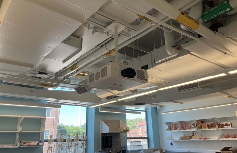 Spaulding Life Science 216 classroom equipment