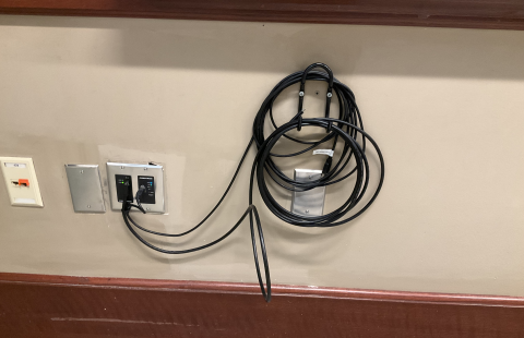 Murkland 201 Classroom Cables