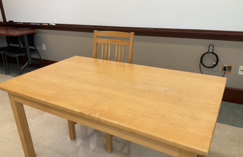 Murkland 202 Classroom Instructor Area