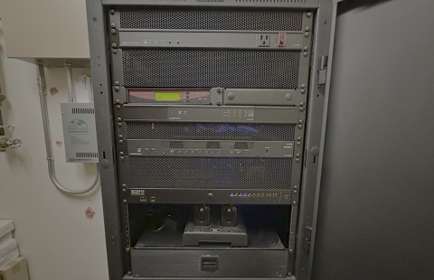 New Hampshire Hall 208 AV Rack