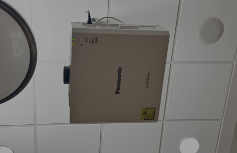 New Hampshire Hall 208 Projector