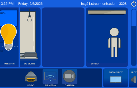 Hamilton Smith G21 Classroom Touch Panel
