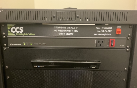 McConnell 110 Classroom AV Rack