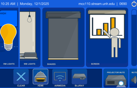 McConnell 110 Classroom Touch Panel