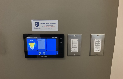 McConnell 302 Classroom Touch Panel