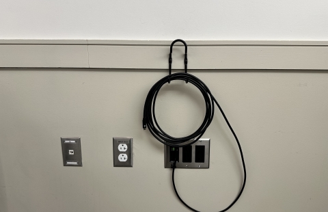 Hamilton Smith 103 Classroom Cables