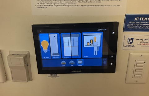 James G46 Classroom AV Touch Panel