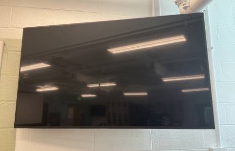 Spaulding Life Science 113 Classroom Flat Panel