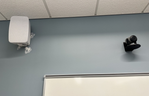 Hamilton Smith 126 Classroom Audience Facing Camera and Speaker