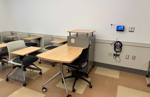 Hamilton Smith 126 Classroom Instructor Area