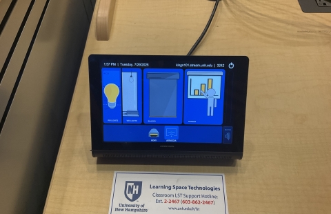 Kingsbury N101 Classroom AV Touch Panel