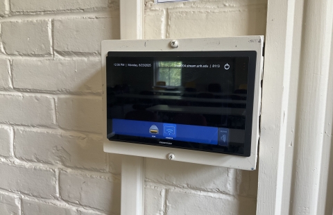 Morrill 204 Classroom AV Touch Panel