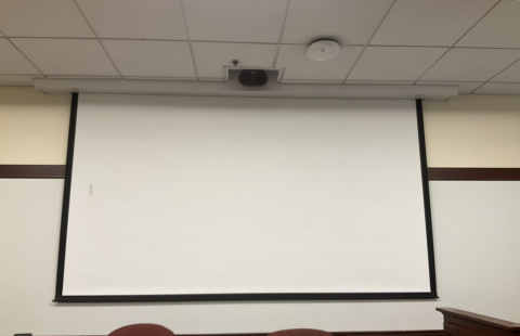 Murkland G17 Classroom Projection Screen