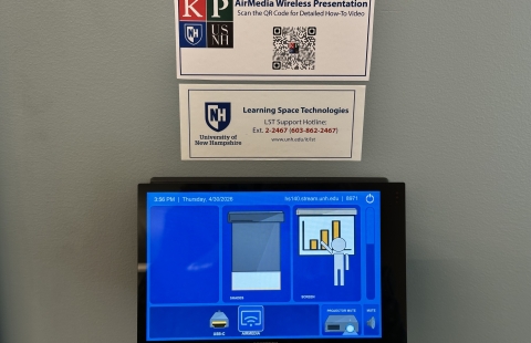 Hamilton Smith 140 Classroom AV Touch Panel