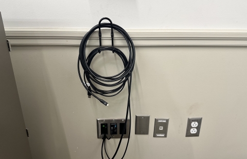 Hamilton Smith 201 Classroom Cables