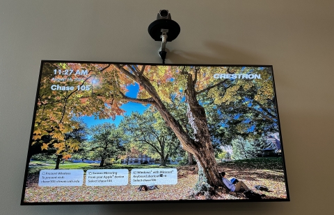 Chase 105 Classroom Confidence Monitor and Instructor Facing Camera