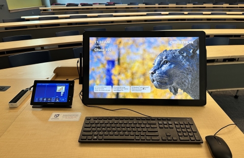 Chase 105 Classroom Podium Monitor