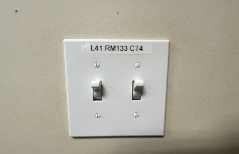 Gregg 110 Classroom Light Control